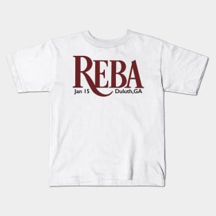 Reba Georgia tour Kids T-Shirt